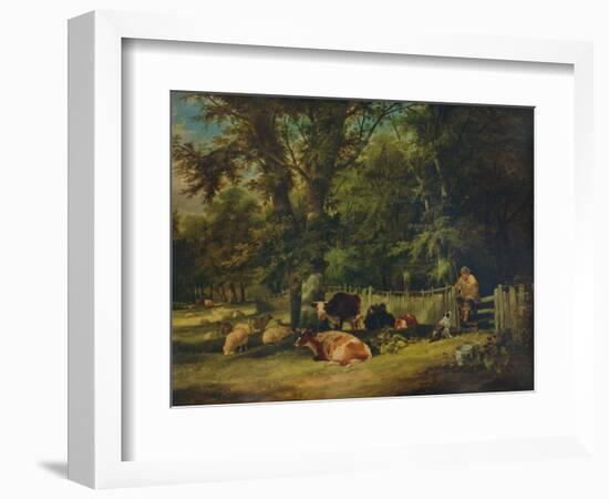 A Shady Corner, 1840-William Shayer-Framed Giclee Print