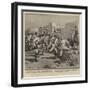 A Sham Fight at Berber, the 9th Soudanese Regiment Charging-Henry Marriott Paget-Framed Giclee Print