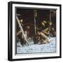 A Shaman Attempts to Heal a Sick Man by Driving Out Evil Spirits, at Mavaca, Venezuela-null-Framed Photographic Print
