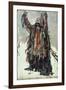 A Shaman, Sketch for "Yermak Conquers Siberia," 1893-Vasilii Ivanovich Surikov-Framed Giclee Print