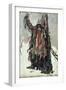 A Shaman, Sketch for "Yermak Conquers Siberia," 1893-Vasilii Ivanovich Surikov-Framed Giclee Print