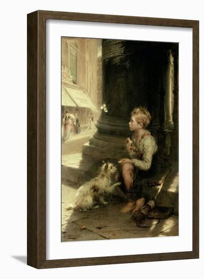 A Share of the Crust, 1871-Augustus Edward Mulready-Framed Giclee Print