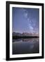 A Sharp Milky Way on a Starry Night at Lac Des Cheserys with Mont Blanc's Highest Peak-Roberto Moiola-Framed Photographic Print