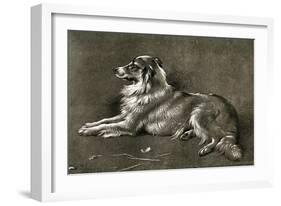 A Sheep Dog, 1901-Walter Hunt-Framed Giclee Print