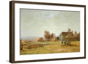 A Sheep Farm on the South Downs, 1906-James Aumonier-Framed Giclee Print