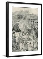 A Sheep Station on Canterbury Plains-Frank Dadd-Framed Giclee Print