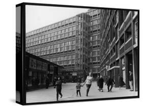 A Sheffield Shopping Centre and Flats-Henry Grant-Stretched Canvas