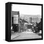 A Sheffield Street Scene-Henry Grant-Framed Stretched Canvas