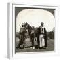 A Sheikh and His Bodyguard, Syria, 1900s-null-Framed Giclee Print