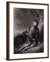 A Shepherd, 1781-Richard Earlom and Thomas Gainsborough-Framed Giclee Print