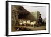 A Shepherd and His Flock, 1862-Eugene Joseph Verboeckhoven-Framed Giclee Print