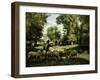 A Shepherd and His Flock-Julien Dupre-Framed Giclee Print