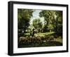 A Shepherd and His Flock-Julien Dupre-Framed Giclee Print