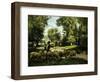 A Shepherd and His Flock-Julien Dupre-Framed Giclee Print