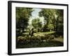 A Shepherd and his Flock-Julien Dupre-Framed Giclee Print