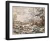 A Shepherd and Shepherdess Conversing-Claude Lorraine-Framed Giclee Print