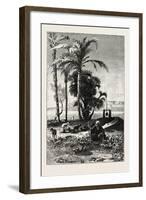 A Shepherd at Karnak, Egypt, 1879-null-Framed Giclee Print