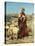 A Shepherd of Jerusalem-William J. Webbe-Stretched Canvas