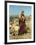 A Shepherd of Jerusalem-William J. Webbe-Framed Giclee Print