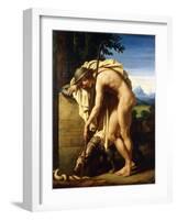 A Shepherd Weeping on a Tomb Erected to a Gnat, 1808-Felix Boisselier-Framed Giclee Print