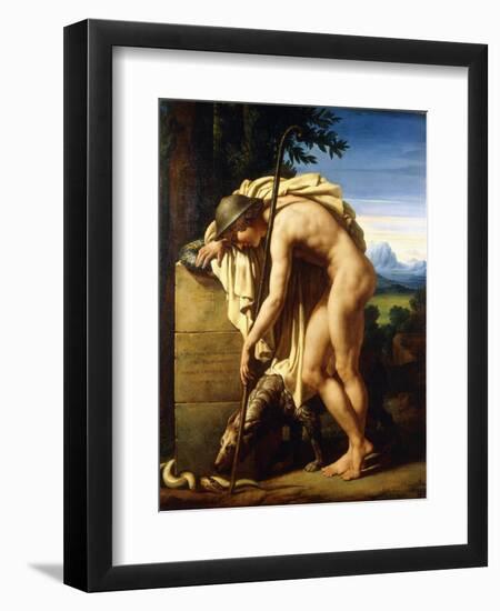 A Shepherd Weeping on a Tomb Erected to a Gnat, 1808-Felix Boisselier-Framed Giclee Print