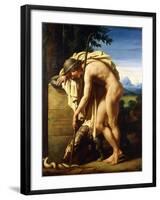 A Shepherd Weeping on a Tomb Erected to a Gnat, 1808-Felix Boisselier-Framed Giclee Print