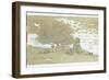 A Shepherdess, 1879-Winslow Homer-Framed Giclee Print