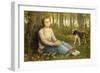 A Shepherdess and Her Flock, 1878-9-John Macallan Swan-Framed Premium Giclee Print