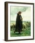 A Shepherdess with Her Flock-Julien Dupre-Framed Giclee Print