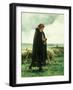 A Shepherdess with Her Flock-Julien Dupre-Framed Giclee Print