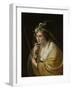 A Shepherdess-Paulus Moreelse-Framed Art Print