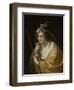 A Shepherdess-Paulus Moreelse-Framed Art Print