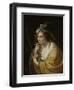 A Shepherdess-Paulus Moreelse-Framed Art Print