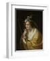 A Shepherdess-Paulus Moreelse-Framed Art Print