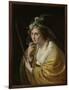 A Shepherdess-Paulus Moreelse-Framed Art Print