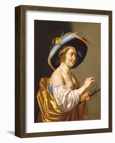 A Shepherdess-Jan van Bijlert or Bylert-Framed Giclee Print