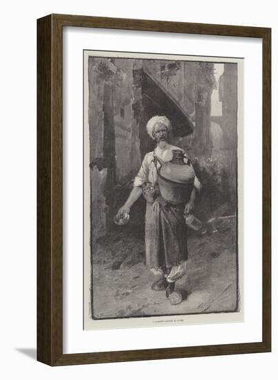 A Sherbet Seller at Cairo-George L. Seymour-Framed Giclee Print