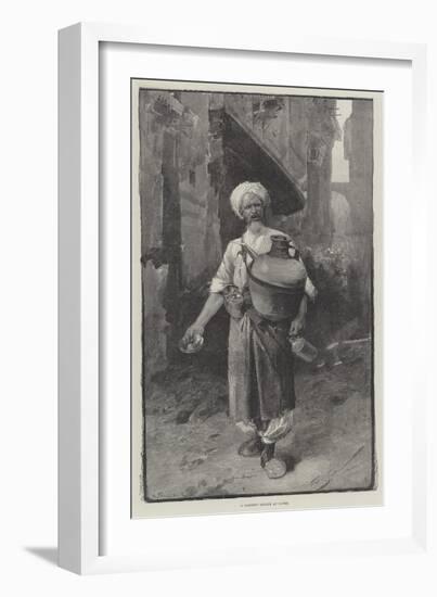 A Sherbet Seller at Cairo-George L. Seymour-Framed Giclee Print