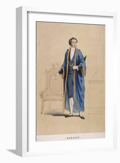 A Sheriff, 1855-Day & Son-Framed Giclee Print