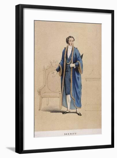 A Sheriff, 1855-Day & Son-Framed Giclee Print