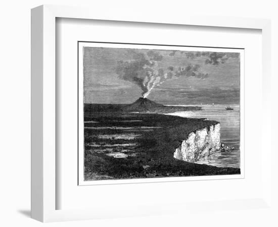 A Shield Volcano on Reunion Island, Indian Ocean, C1890-null-Framed Giclee Print