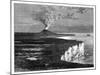 A Shield Volcano on Reunion Island, Indian Ocean, C1890-null-Mounted Giclee Print