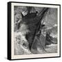 A Ship at Storm-null-Framed Stretched Canvas