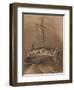 A Ship in Choppy Seas, 1864-Victor Hugo-Framed Giclee Print