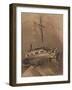 A Ship in Choppy Seas, 1864-Victor Hugo-Framed Giclee Print