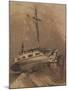 A Ship in Choppy Seas, 1864-Victor Hugo-Mounted Giclee Print