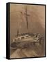 A Ship in Choppy Seas, 1864-Victor Hugo-Framed Stretched Canvas