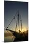 A Ship in the Mediterranean Harbor of Fethiye, Turkey-Bennett Barthelemy-Mounted Photographic Print