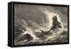 A Ship of the Spanish Armada, Wrecked on the West Coast of Ireland, Illustration from 'spanish…-null-Framed Stretched Canvas