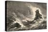 A Ship of the Spanish Armada, Wrecked on the West Coast of Ireland, Illustration from 'spanish…-null-Stretched Canvas
